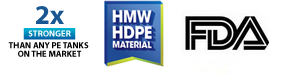 Tangki Excel HMW HDPE material